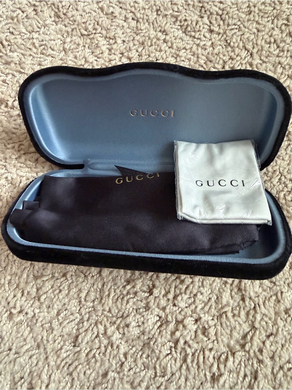 Authentic GUCCI case for Sunglasses